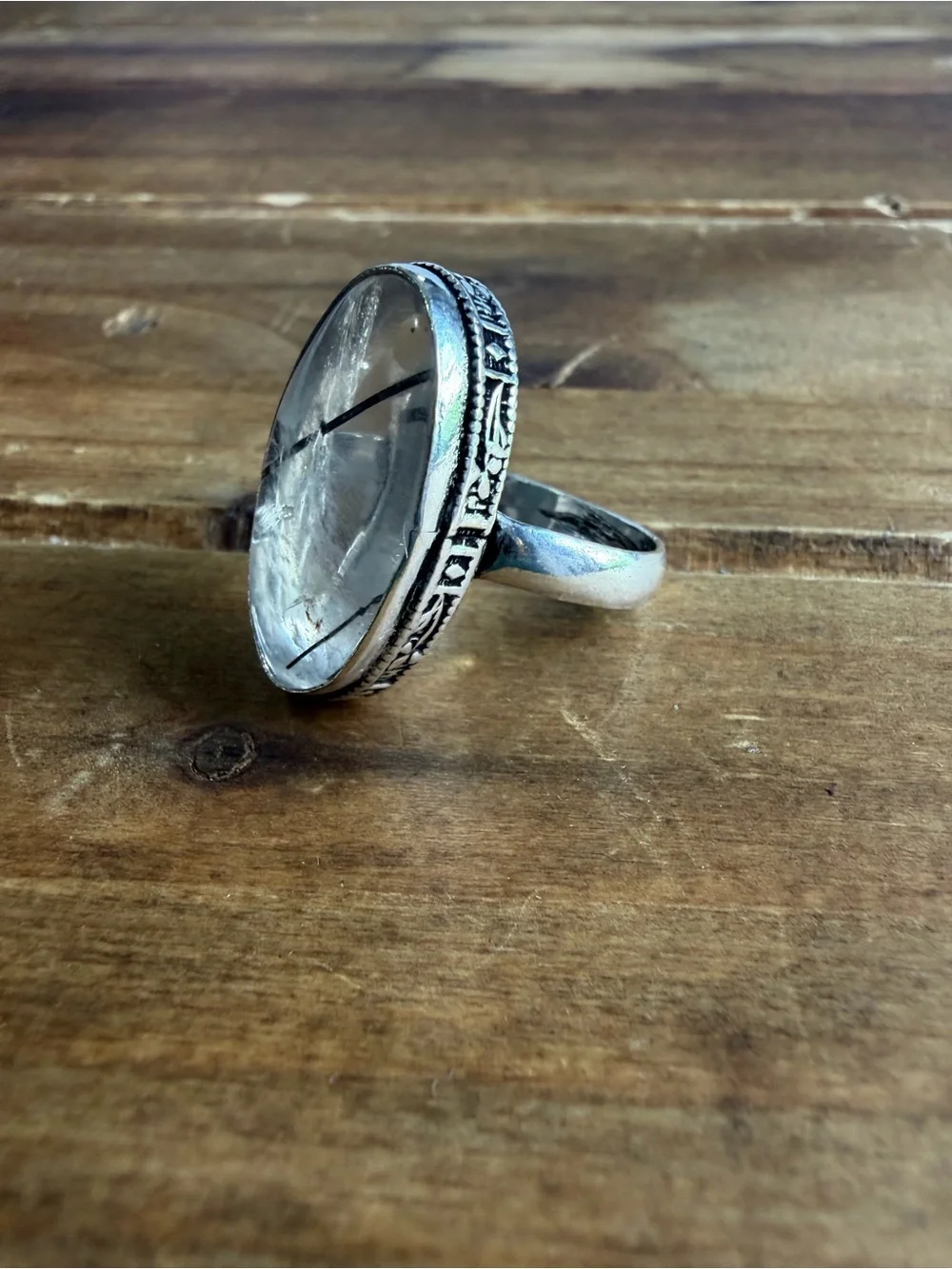 Vintage rutilated quartz